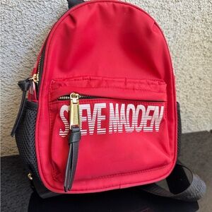 Steve Madden Backpack with Leather Accents